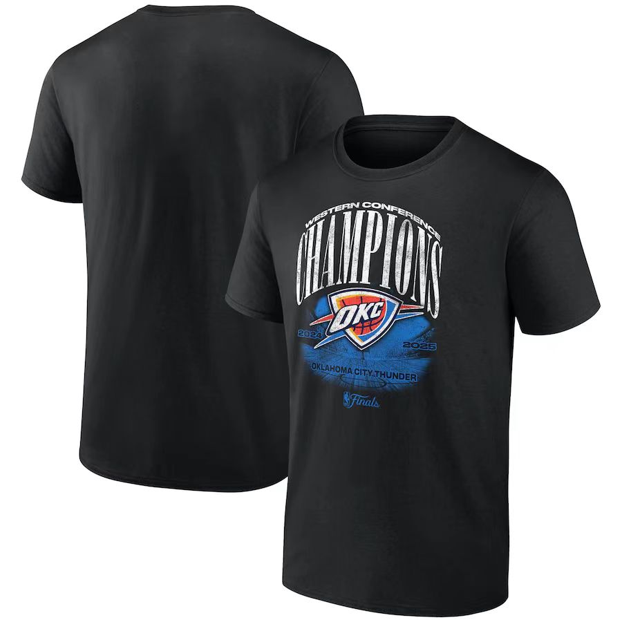 Men Oklahoma City Thunder  short T Shirt 2025 style 35